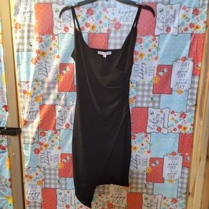 NWT CRAVE FRAME FAUX-WRAP V-NECK SPAGHETTI STRAP PARTY COCKTAIL DRESS